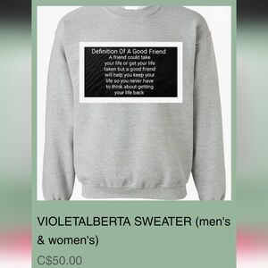 Gray Men's Sweater